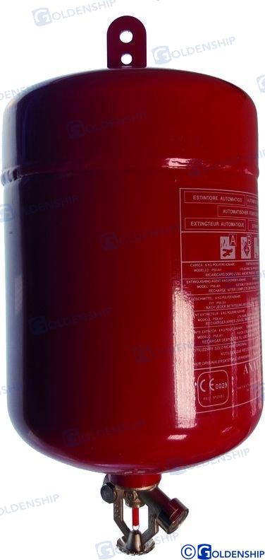 EXTINTOR AUTOMATICO POLVO  6 KG