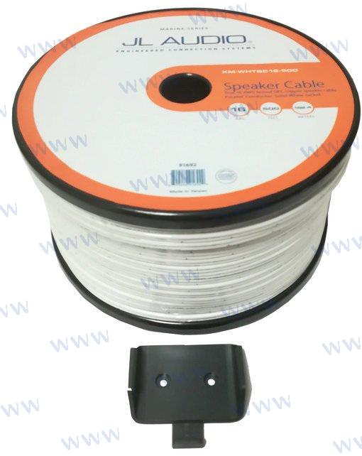 CABLE ALTAVOZ JLAUDIO 16 AWG BLANCO 152M