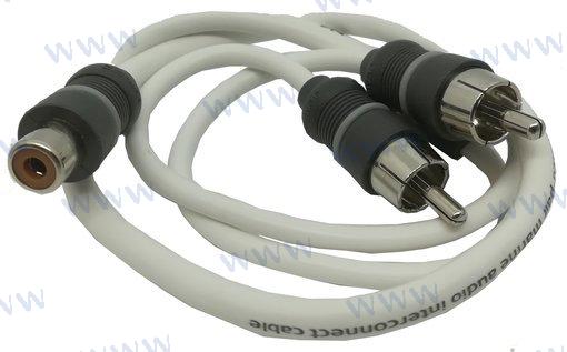 CABLE JLAUDIO "Y" ADAPTADOR 1 HEMBRA A 2