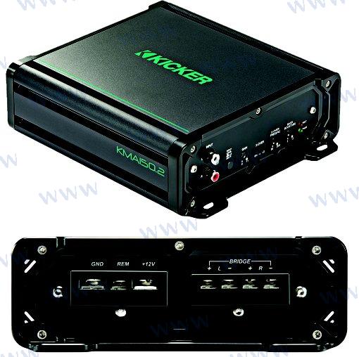 AMPLIFICADOR KICKER 150W 2 CANALES