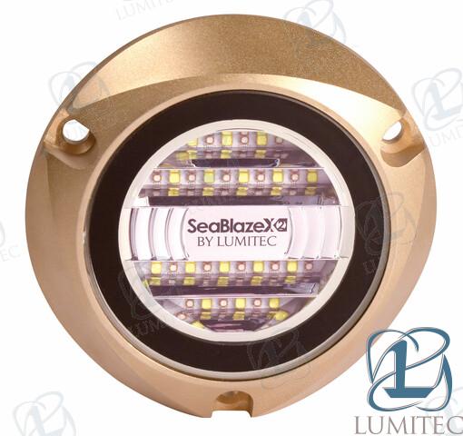 LUZ SUBMARINA BRONCE BLANCA/AZUL