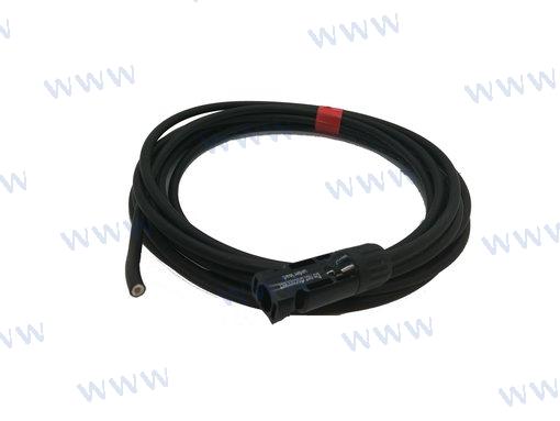 CABLE SOLAR 4MM T4 SOCK/PLAIN 5M