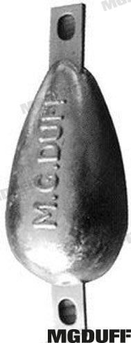 ANODO PLACA ZINC 2,1 KG M10