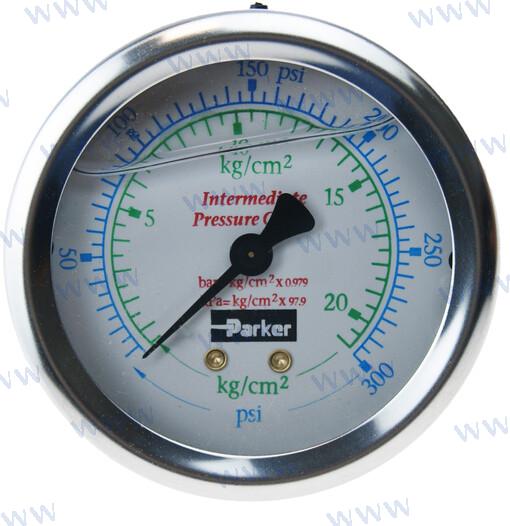 MANOMETRO 0-300 CBM.NPT