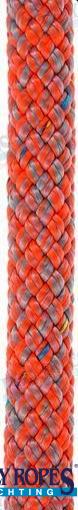 POLY-BRAID-32 8 MM GRIS/NARANJA  (150M)