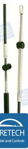 CABLE MANDO  23' MERCURY MERCRUISER