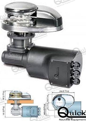 MOLINETE VERTICAL 1000W 12V 8 MM S/C