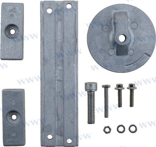 KIT ANODOS MERCURY ALUMINIO