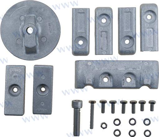 KIT ANODOS MERCURY ALUMINIO