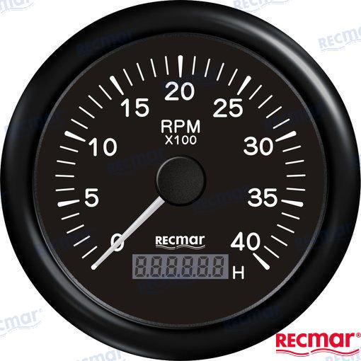 CUENTAVUELTAS 1.0/10.0 - 0/4000 RPM NEGR