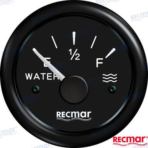 INDICADOR NIVEL AGUA EUROPEO 0-190º NEGR