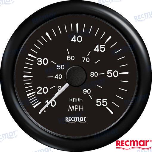 RELOJ CUENTAMILLAS 0/55 MPH NEGRO