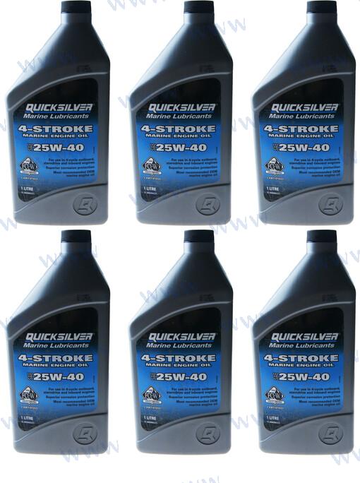ACEITE MINERAL 25W40 4T 1L CAJA 6 UNIDAD