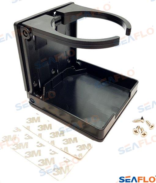 POSAVASOS AJUSTABLE PLEGABLE - NEGRO
