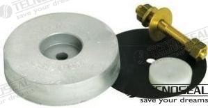 ANODO POPA ZINC Ø 140MM COMPLETO