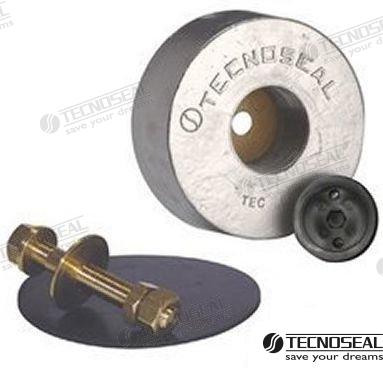 ANODO BAGLIETTO ZINC Ø 135MM COMPLETO