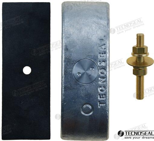 ANODO CAP ZINC Ø 42X3MM 4,3 KG COMPLETO