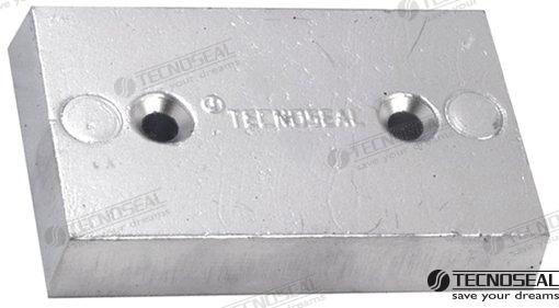 ANODO RECTANGULAR ZINC 110X65X20MM