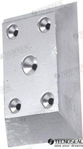 ANODO POSILLIPO ZINC 122X81X20MM