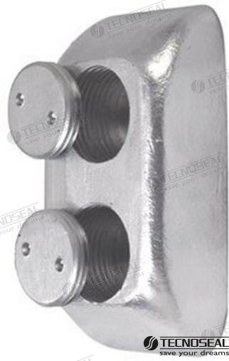 ANODO MMI ZINC 150X80X40MM C/TAPON