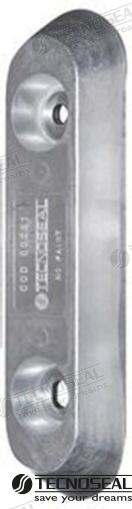 ANODO VETUS PLACA ZINC 250X63MM 2,3KG