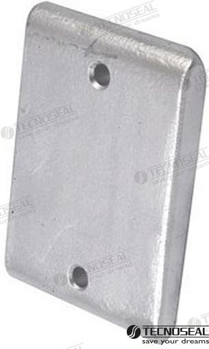 ANODO PIASTRE SCAFO ZINC 100X70X12MM