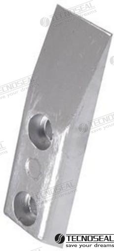 ANODO SCAFI VELOCI ZINC 210X70X25MM