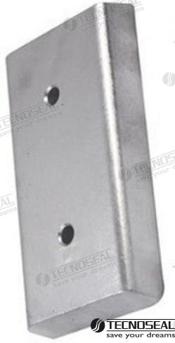 ANODO RECTANGULAR ZINC 220X100X30MM