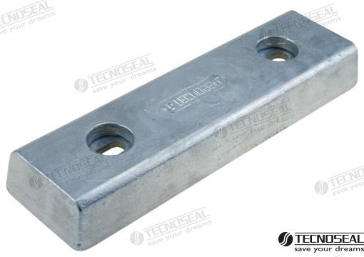 ANODO RECTANGULAR ZINC 300X80X46MM