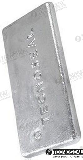ANODO CALDAIA ZINC 300X150X26MM