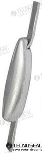 ANODO PEZ ZINC 70X25X5MM 2,5 KG