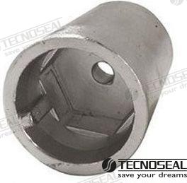 ANODO RADICE HEXAGONAL ZINC EJE 50MM