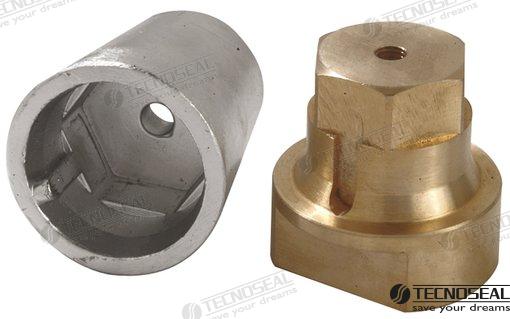 ANODO RADICE  HEX, ZINC COMPLETO EJE 22