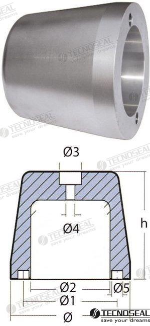 ANODO RIVA SPLENDIDA ZINC 7,05KG.