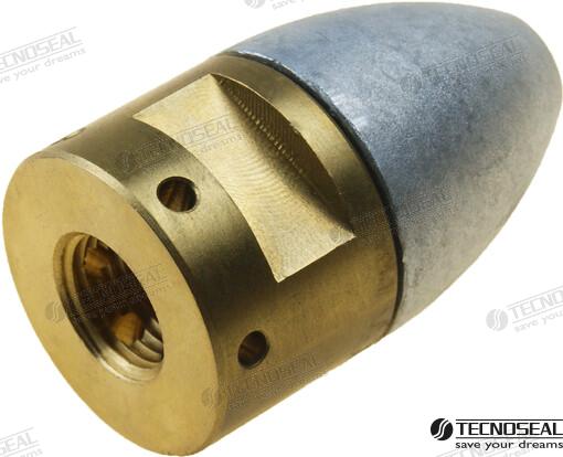 ANODO CONICO RIVA ZINC EJE 20X30 COMPL.