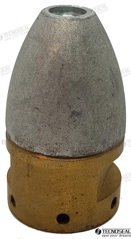 ANODO CONICO RIVA ZINC EJE 20X30 COMPL.