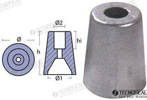 ANODO FERRETI ZINC EJE 40