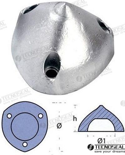 ANODO OGIVE MAX ZINC 100 MM