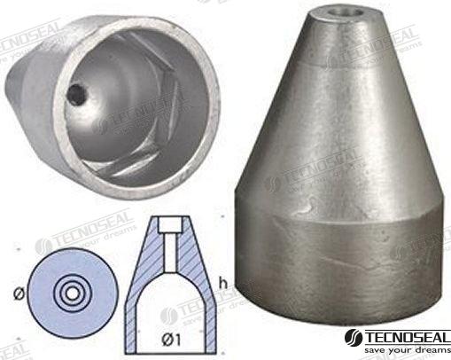 ANODO OGIVE ORVEA ZINC 56MM