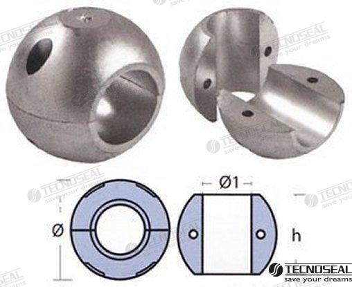 COLLARIN CORTO ZINC EJE 25MM.