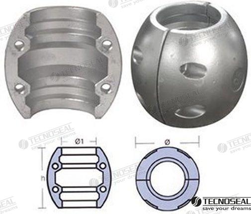 COLLARIN ZINC EJE 85 MM