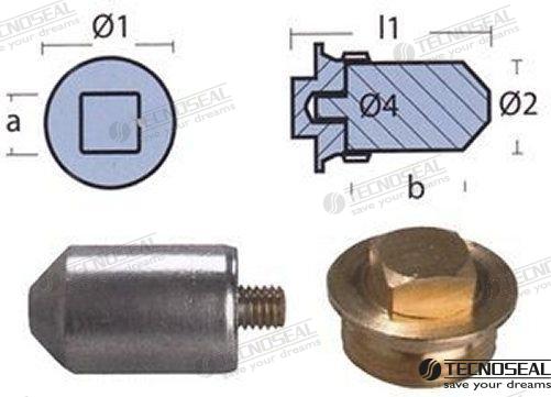 ANODO REFRIG. VOLVO C/TAPON