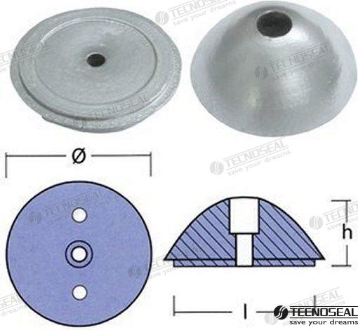 ANODO PARA VARIPROFILE Ø 55MM ZINC
