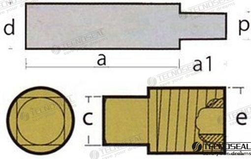 KIT ANODO CATERPILLAR C/TAPON