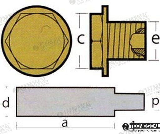 KIT ANODO NANNI MERCEDES C/TAPON ZINC