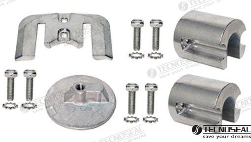KIT ANODOS ZINC MERCURY BRAVO II-III