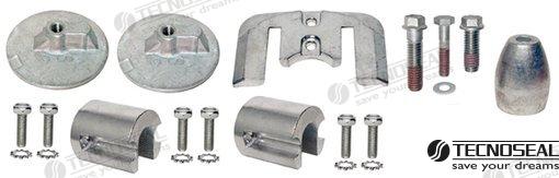 KIT ANODOS ZINC MERCURY BRAVO III-2004