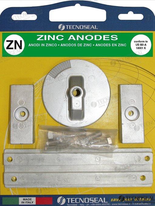 KIT ANODOS ZINC MERCURY VERADO 4