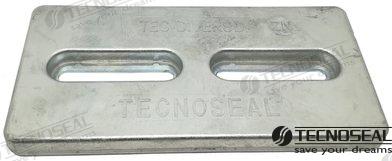 ANODO PLACA ZINC DIVERS 305X152X25MM
