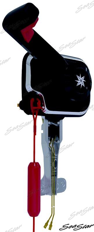 MANDO LATERAL CENTRAL NEGRO C/PARO MOTOR